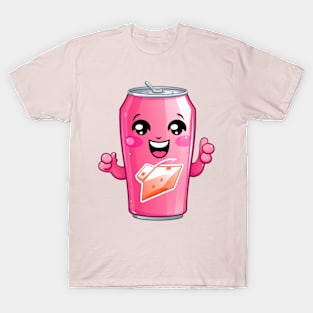 Soft drink cute T-Shirt cute giril T-Shirt